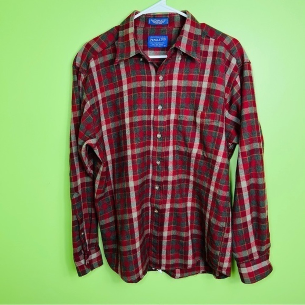 Pendleton vintage wool button shirt size L
